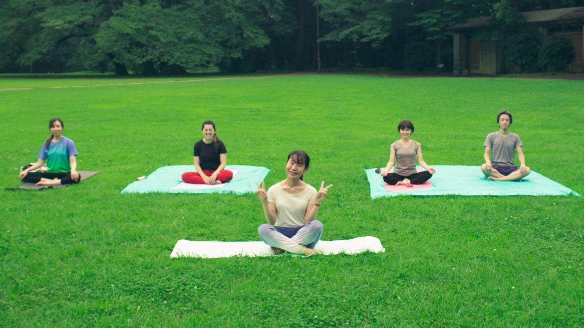 Park yoga again!